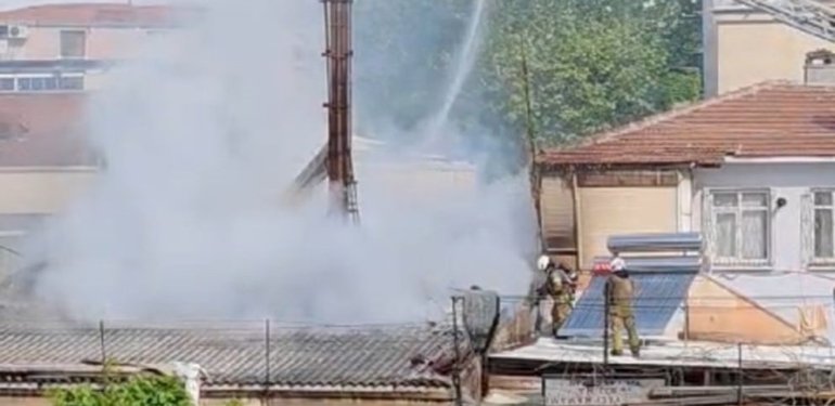 Maltepe’de tarihi Yalı Hamamı’nda yangın