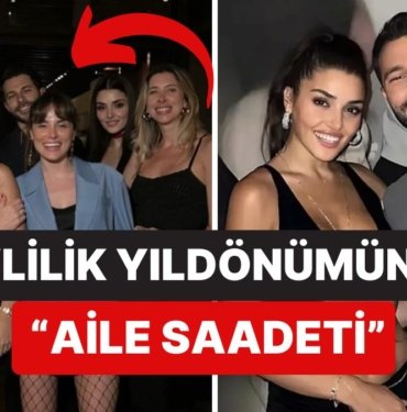 Evlilik Yıldönümünde Aile Saadeti! Hande Erçel ve Hakan Sabancı Çiftler Buluşmasına Birlikte Katıldı