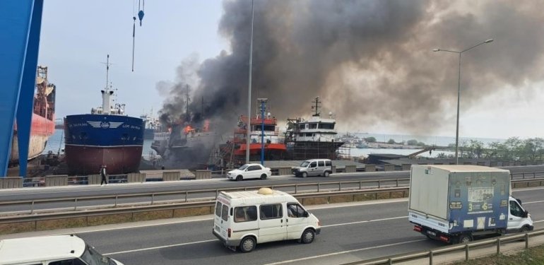 Ordu’da gezi vapurunda yangın