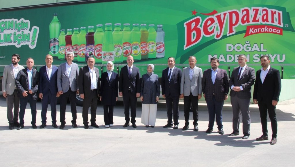AK Parti heyetinden Beypazarı Doğal Maden Suyu Tesisleri’nde inceleme
