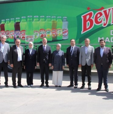 AK Parti heyetinden Beypazarı Doğal Maden Suyu Tesisleri’nde inceleme