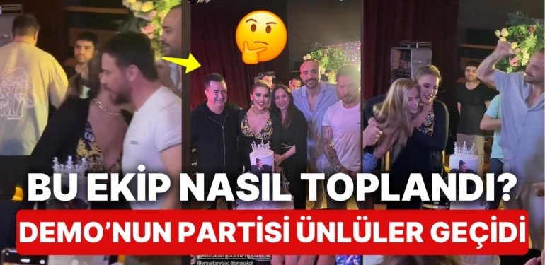 Demet Akalın’ın “Ne Alaka” Dedirten Bütün Ünlüleri Bir Araya Toplayan Doğum Günü Partisini Görmelisiniz