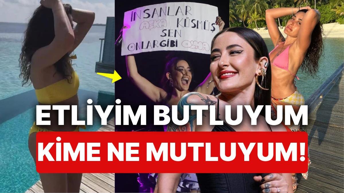 Melek Mosso Etli Butlu Olmaktan Gayet Mutlu Olduğunu Söyleyerek Bikini Sezonundan Önce İçimizi Rahatlattı