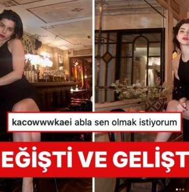 Her Geçen Gün Gelişen ve Değişen Merve Boluğur’un Siyahlara Büründüğü Son Pozları Yine Yaktı Geçti!