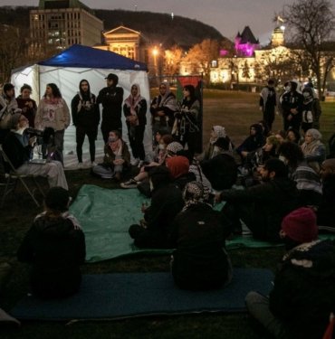 Filistin protestoları yayılıyor: Kanadalı öğrenciler de harekete geçti