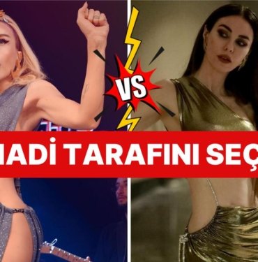 Defne Samyeli, Gülşen’in Olay Olan Derin Dekolteli Elbisesinin Aynısından Giyince Kıyaslama Başladı!