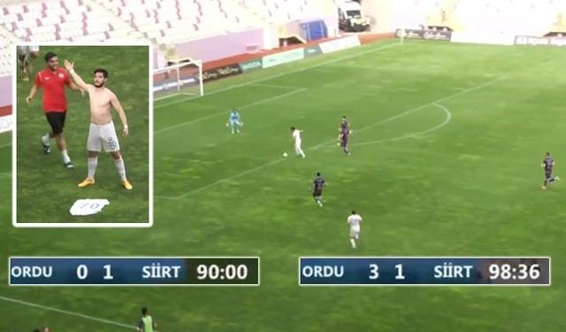 Ülke sınırları içinde oynanan en ilginç maç olabilir! Siirt İl Özel İdaresi Spor, 90. dakikada öne geçti, 98. dakikada küme düştü!