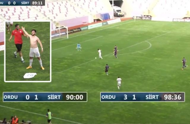 Ülke sınırları içinde oynanan en ilginç maç olabilir! Siirt İl Özel İdaresi Spor, 90. dakikada öne geçti, 98. dakikada küme düştü!