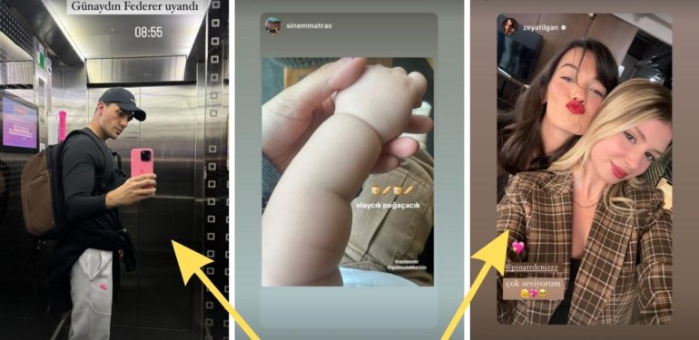 Stüdyoya Giren Bürsin’den Kafasını Gümleyen Danla Bilic’e 28 Nisan’da Ünlülerin Yaptığı Instagram Paylaşımları