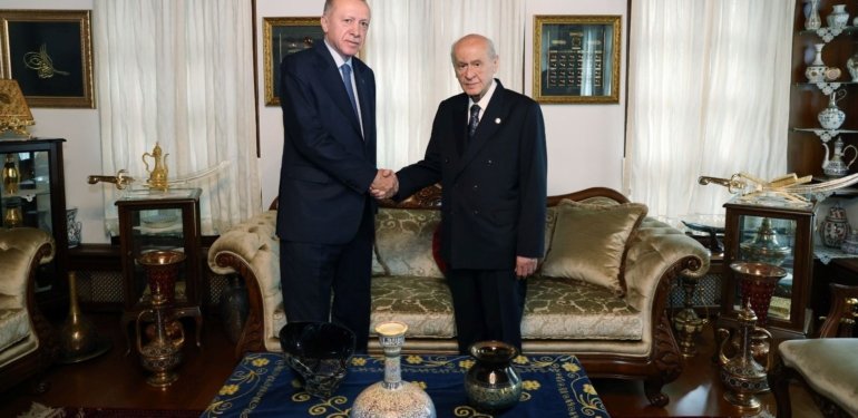 SON DAKİKA HABERİ: Cumhurbaşkanı Erdoğan, Devlet Bahçeli ile görüştü
