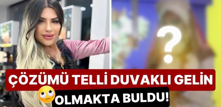 Askere Gitmemek İçin Ne Yapacağını Şaşırdı: Mükremin Gezgin Bu Sefer de Gelinlik Giyip Kapandı!