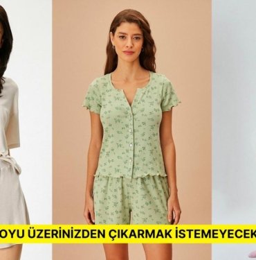 Sıcak Havalarda Üzerinizde Yokmuş Gibi Duracak Pijama İstiyorsanız Sizi Buraya Alalım!
