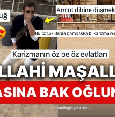 Kıvanç Tatlıtuğ Oğlu Kurt Efe’yle Dans Pozunu Paylaşınca Babalık Çıtası Yine Arş-ı Alaya Çıktı