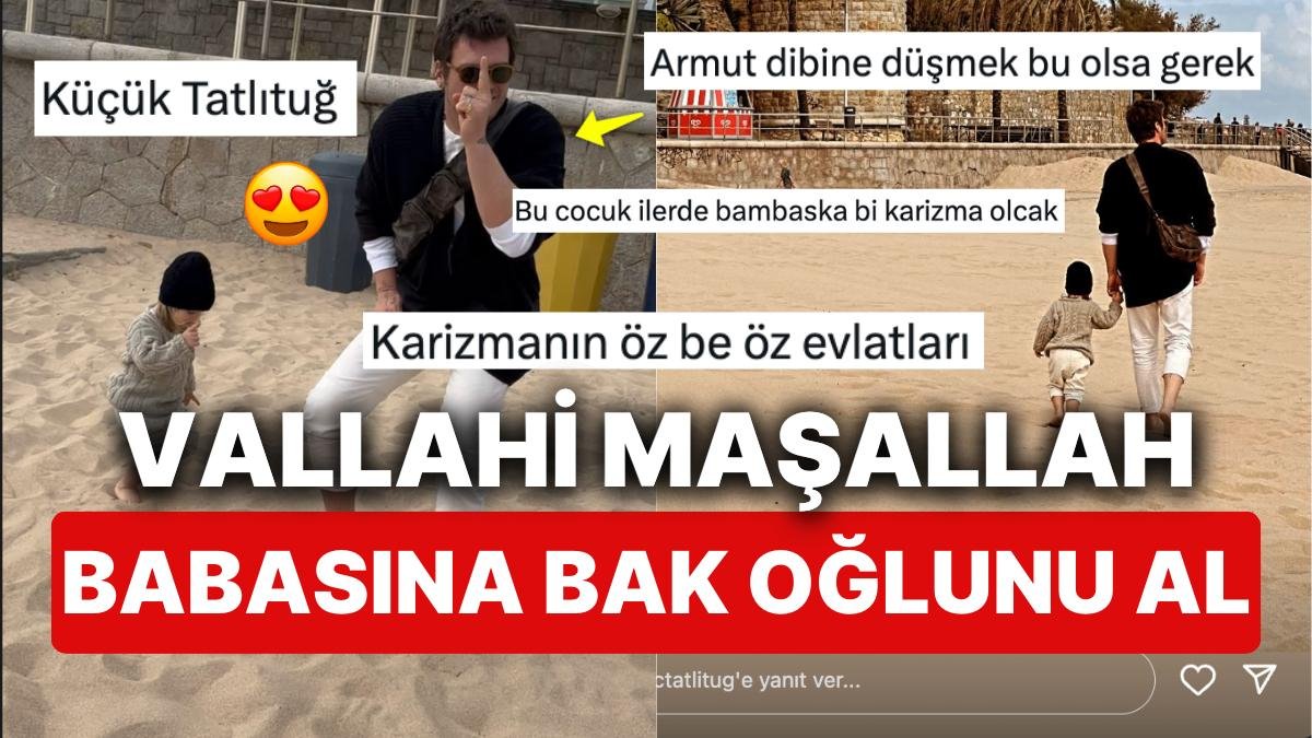 Kıvanç Tatlıtuğ Oğlu Kurt Efe’yle Dans Pozunu Paylaşınca Babalık Çıtası Yine Arş-ı Alaya Çıktı