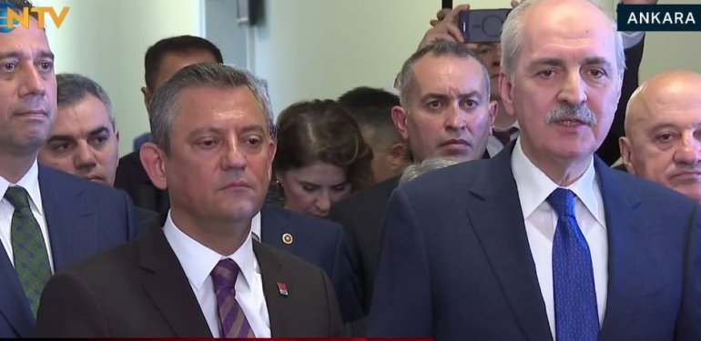 TBMM’de anayasa mesaisi | Numan Kurtulmuş ile Özgür Özel’den açıklama
