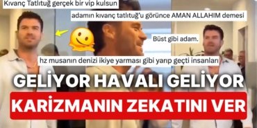 Kıvanç Tatlıtuğ’u Görünce “Aman Allah’ım” Diyerek Hayrete Düşen Adam Duygularımıza Tercüman Oldu