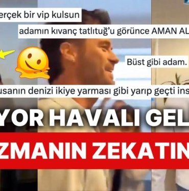Kıvanç Tatlıtuğ’u Görünce “Aman Allah’ım” Diyerek Hayrete Düşen Adam Duygularımıza Tercüman Oldu