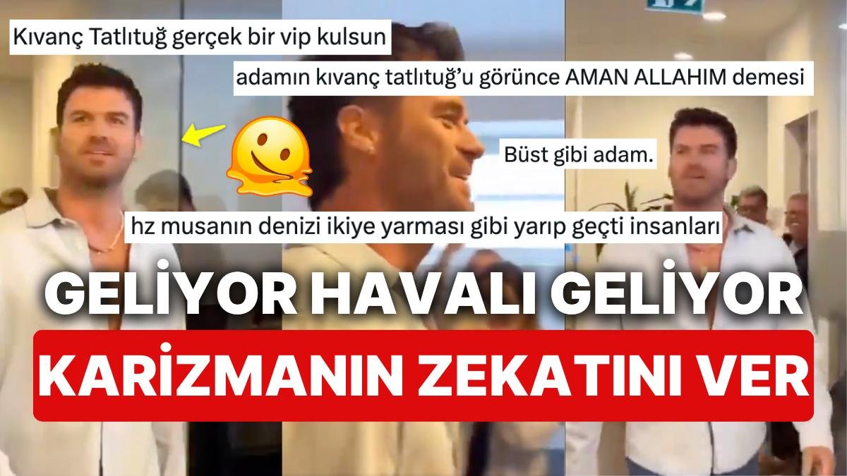 Kıvanç Tatlıtuğ’u Görünce “Aman Allah’ım” Diyerek Hayrete Düşen Adam Duygularımıza Tercüman Oldu