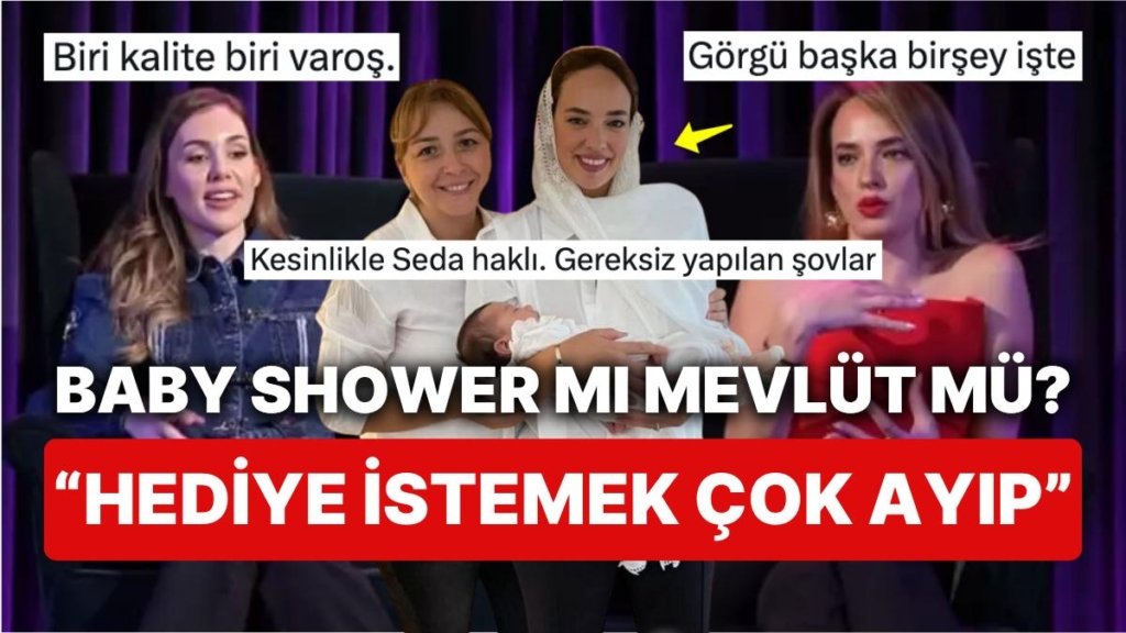 Bebeğine Mevlüt Okutan Seda Bakan Baby Shower Fikrini Savunan Berfu Yenenler’e “Ayıp” Yorumuyla Takdir Topladı