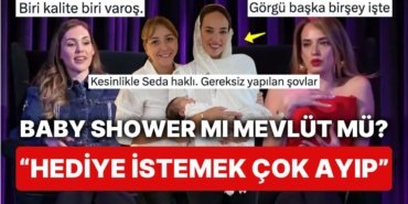 Bebeğine Mevlüt Okutan Seda Bakan Baby Shower Fikrini Savunan Berfu Yenenler’e “Ayıp” Yorumuyla Takdir Topladı
