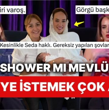 Bebeğine Mevlüt Okutan Seda Bakan Baby Shower Fikrini Savunan Berfu Yenenler’e “Ayıp” Yorumuyla Takdir Topladı