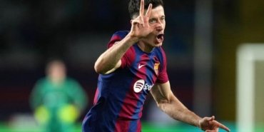 Lewandowski, dün gece İspanya