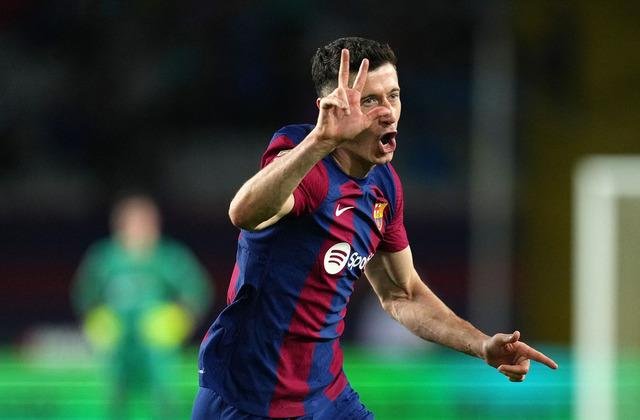 Lewandowski, dün gece İspanya