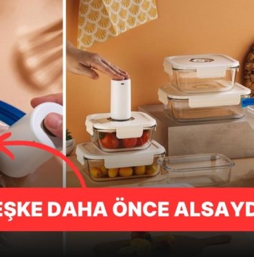 Yemeklerin İlk Günkü Tazeliğini Koruyan Popüler Vakumlu Cam Saklama Kabı Seti İndirimde!