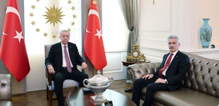 Cumhurbaşkanı Erdoğan, Danıştay Başkanı Zeki Yiğit’i kabul etti