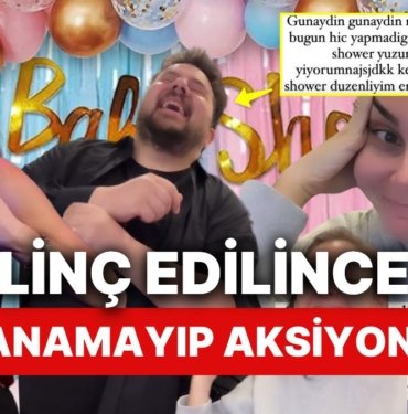 Baby Shower Yorumu Linçlenen Berfu Yenenler Eşi Eser Yenenler’le Birlikte Kahkaha Atarak Cevap Verdi