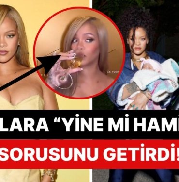 Bir Kere Daha Hamilelik Haberini Duymayı Kaldıramayacağımız Rihanna’nin Şüpheli Hareketi Hayranlarını Korkuttu