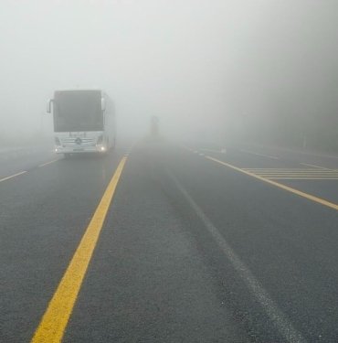 Bolu Dağı’nda sis: Görüş mesafesi 30 metreye düştü