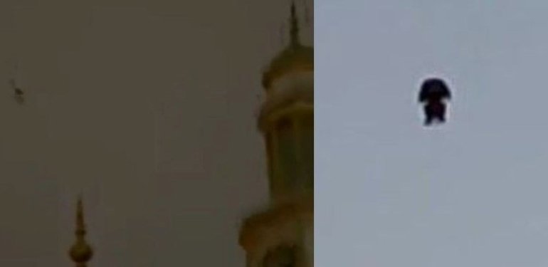 Gökyüzünde insanı andıran cisim bu kez İstanbul’da görüldü