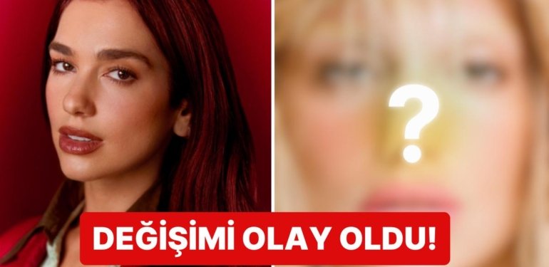 Değişimden Hiç Korkmayan Dua Lipa’yı Sarışın Haliyle Görenler “Sen Kızıldan Devam” Tepkileri Gösterdi