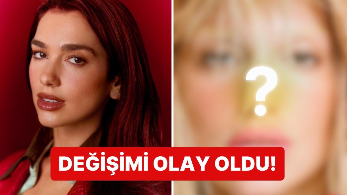 Değişimden Hiç Korkmayan Dua Lipa’yı Sarışın Haliyle Görenler “Sen Kızıldan Devam” Tepkileri Gösterdi