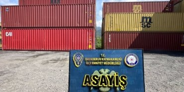 Hatay’da konteyner hırsızlığına 5 tutuklama