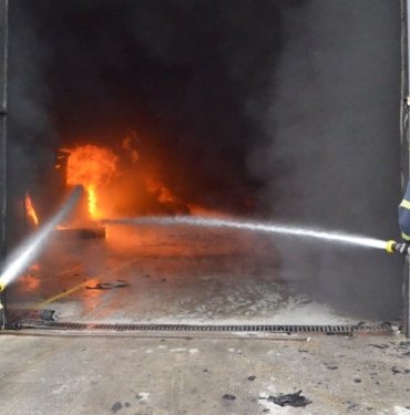 Aksaray’da atık yağ fabrikasında yangın