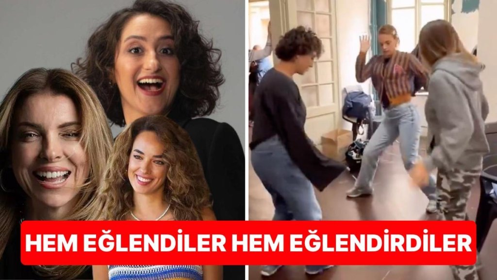 Seda Bakan, Ecem Erkek ve Özge Özberk’in Deli Dolu Mezdeke Dansı Kahkahaya Boğdu!