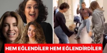 Seda Bakan, Ecem Erkek ve Özge Özberk’in Deli Dolu Mezdeke Dansı Kahkahaya Boğdu!
