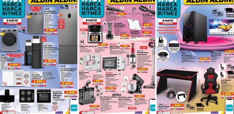 A101’e Halı ve Koltuk Yıkama Makinesi Geliyor! 9 Mayıs 2024 A101 Aldın Aldın Kataloğu
