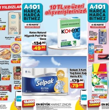 4 – 10 Mayıs 2024 A101 Haftanın Yıldızları Kataloğu