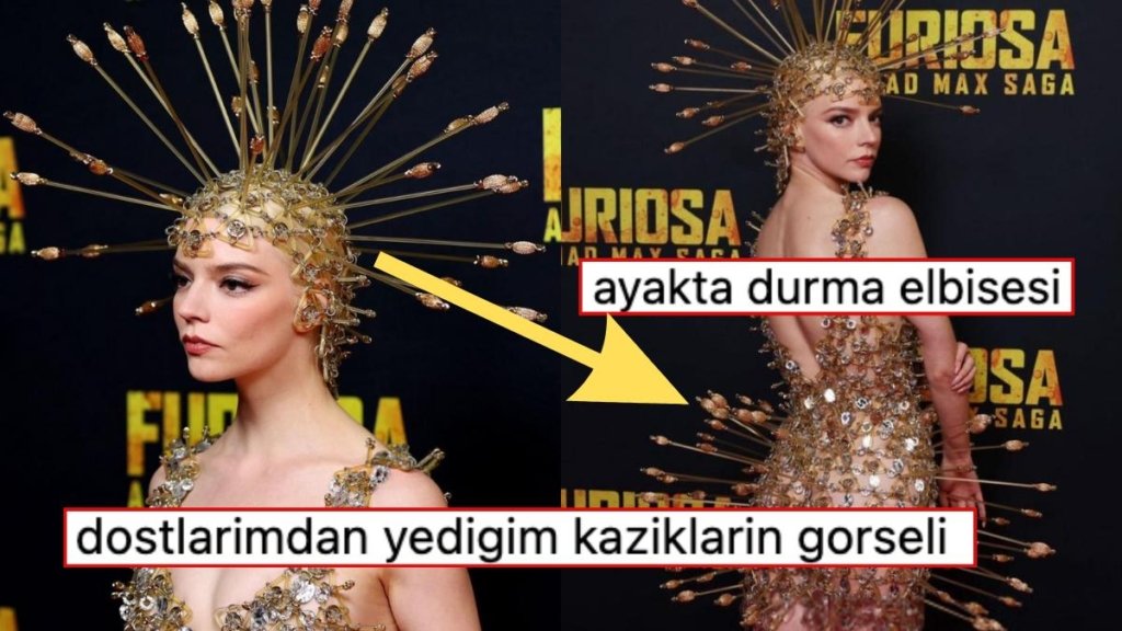 Konsept Kıyafet Konusunda Rakip Tanımayan Anya Taylor-Joy’un Kostümü “Dostlarımdan Yediğim Kazıklar” Dedirtti