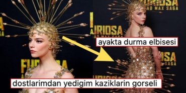 Konsept Kıyafet Konusunda Rakip Tanımayan Anya Taylor-Joy’un Kostümü “Dostlarımdan Yediğim Kazıklar” Dedirtti