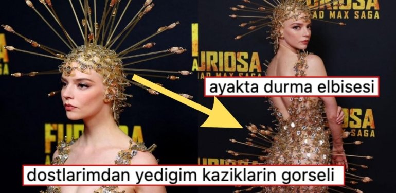 Konsept Kıyafet Konusunda Rakip Tanımayan Anya Taylor-Joy’un Kostümü “Dostlarımdan Yediğim Kazıklar” Dedirtti