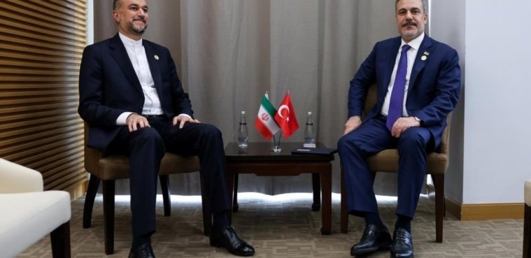 Dışişleri Bakanı Fidan, İranlı mevkidaşıyla görüştü