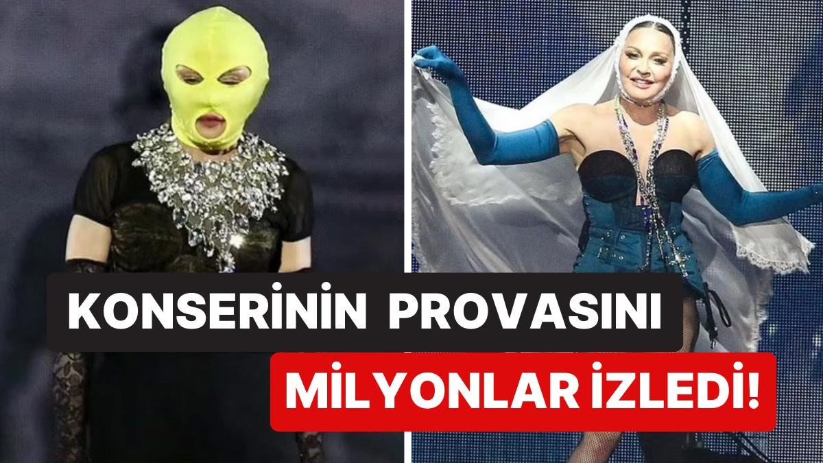 Performanslarıyla Büyüleyen Madonna’nın Brezilya’da Vereceği Konserin Provasında Giydiği Kostümler Olay Oldu