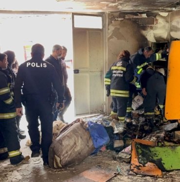 Eskişehir’de garaj yangını: İki kişi hastanelik oldu