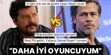 Çok mu Çok İddialıyız? Brad Pitt’ten Daha İyi Oyuncu Olduğunu Söyleyen İlker Aksum Dillere Fena Düştü!