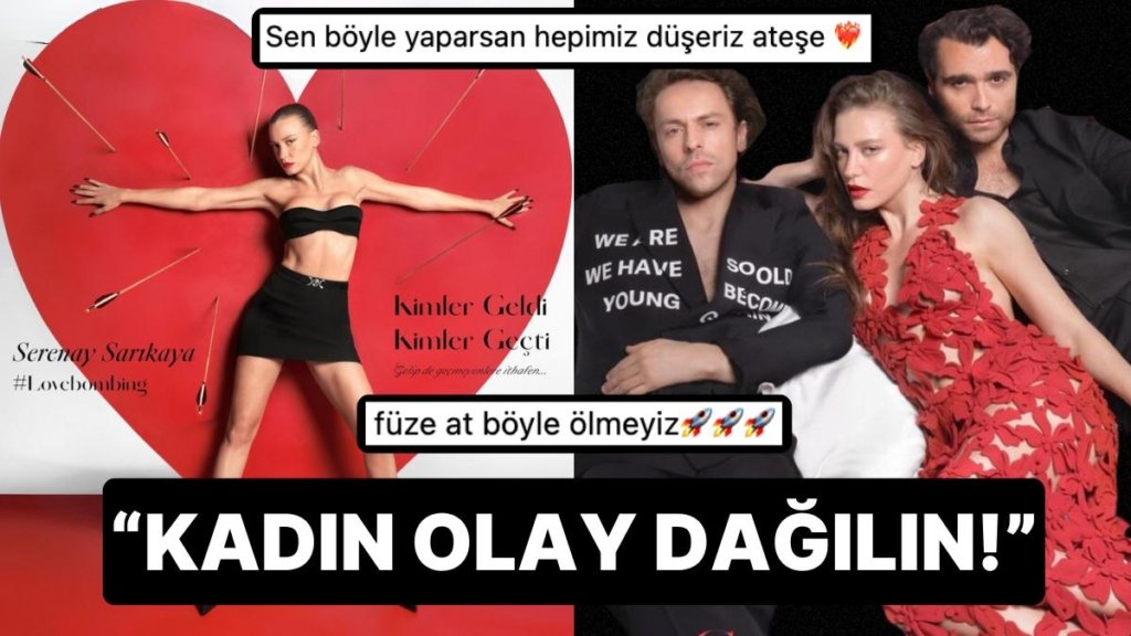 Yeni Dizisiyle Ortalığı Yıkmaya Hazırlanan Serenay Sarıkaya’dan “Lovebombing”in Alası Geldi!