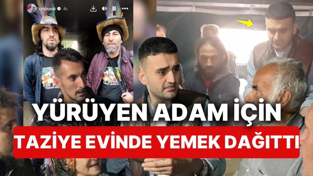 CZN Burak Kendisini Görmek İçin İstanbul’a Gelmek İsterken Vefat Eden Neşet Turan’ın Cenazesinde Yemek Dağıttı